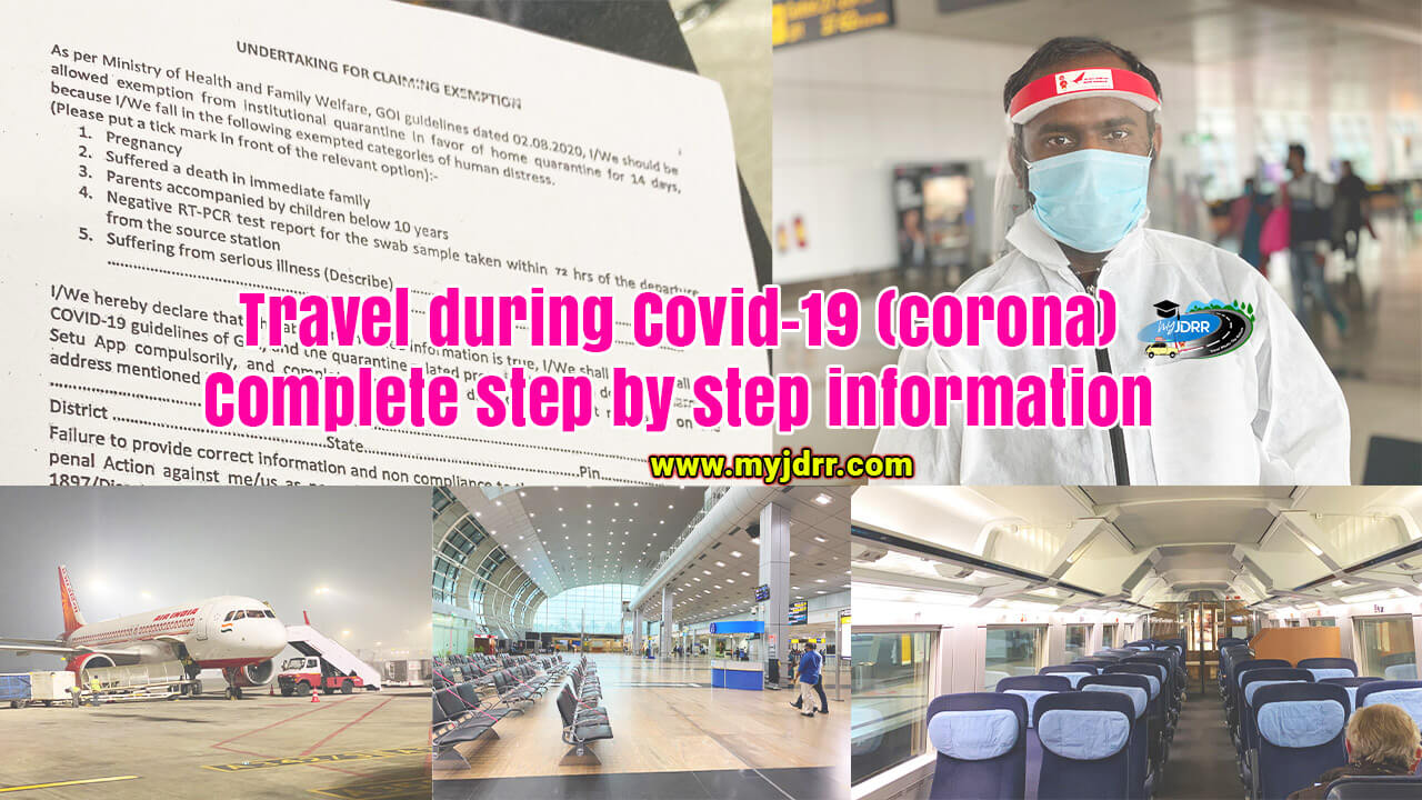 Travel during covid (corona) - Complete step by step information