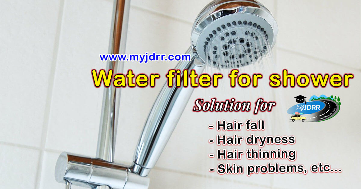 Water filter for shower - Hair fall - Hair dryness - Hair thinning - Skin problems, etc...