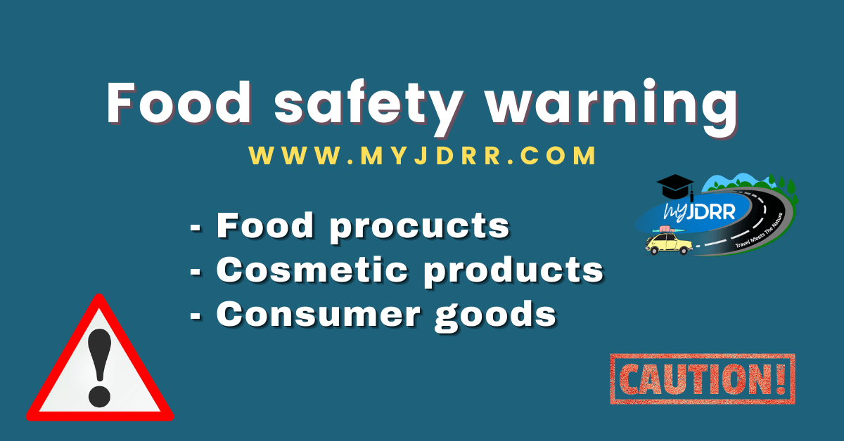 Food safety warning - Lebensmittelwarnung