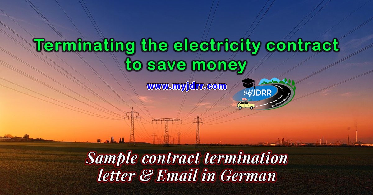 Terminating the electricity contract periodically to save money