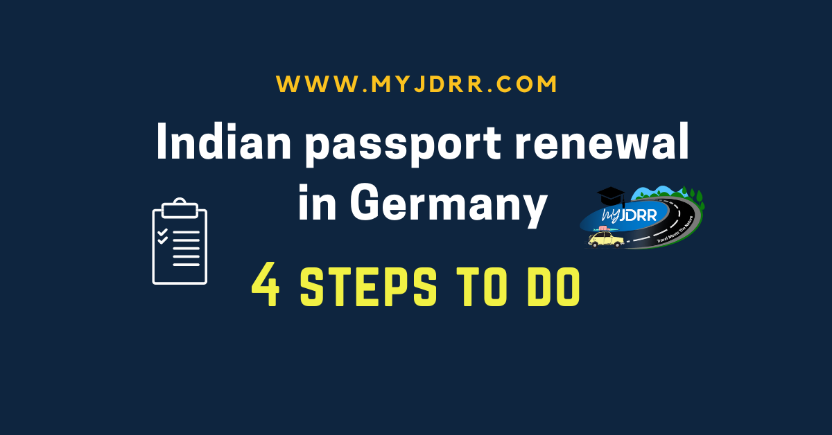 4 simple steps to renew an Indian passport in Germany