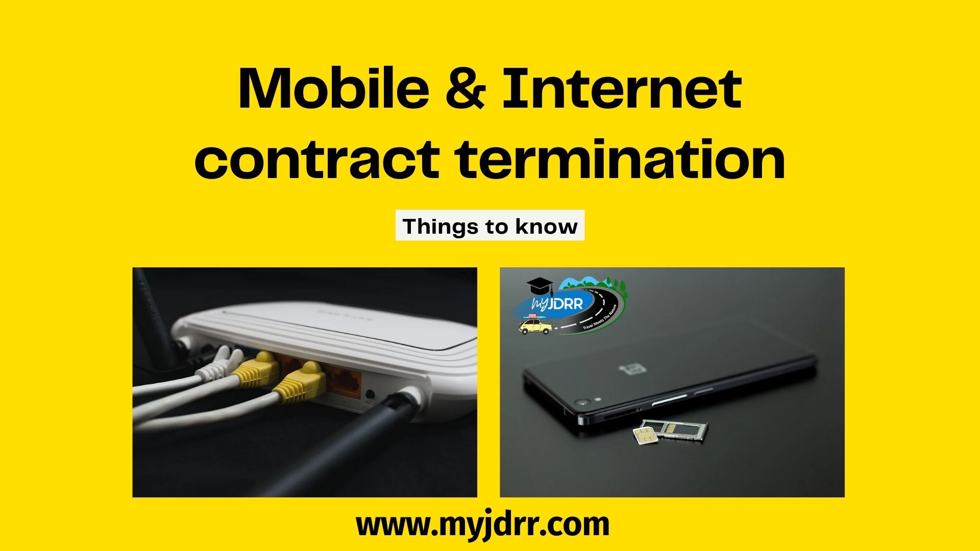 Mobile contract termination and Internet contract termination