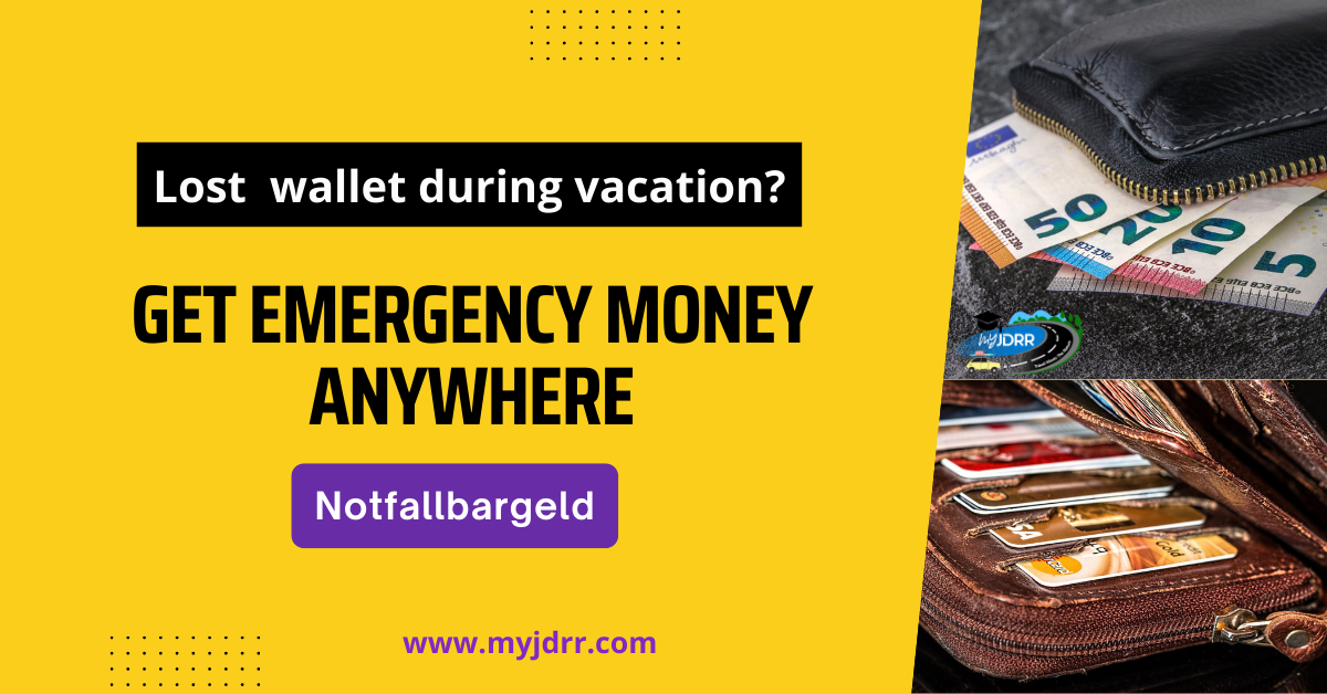 Lost wallet during vacation - Emergency money (Notfallbargeld)